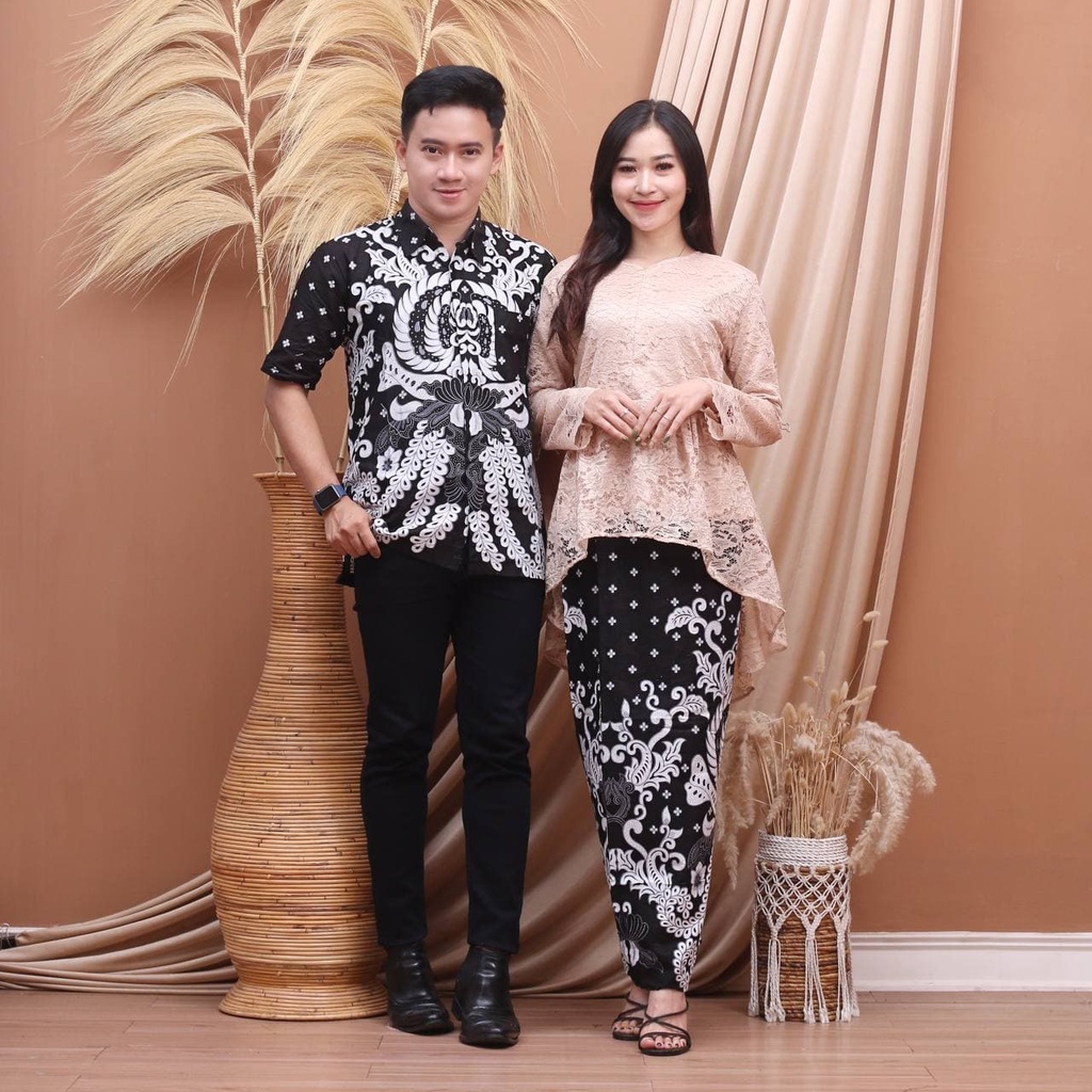 Baju Couple Brukat Kebaya Modern Untuk Tunangan Lamaran Baju Wisuda Terbaru