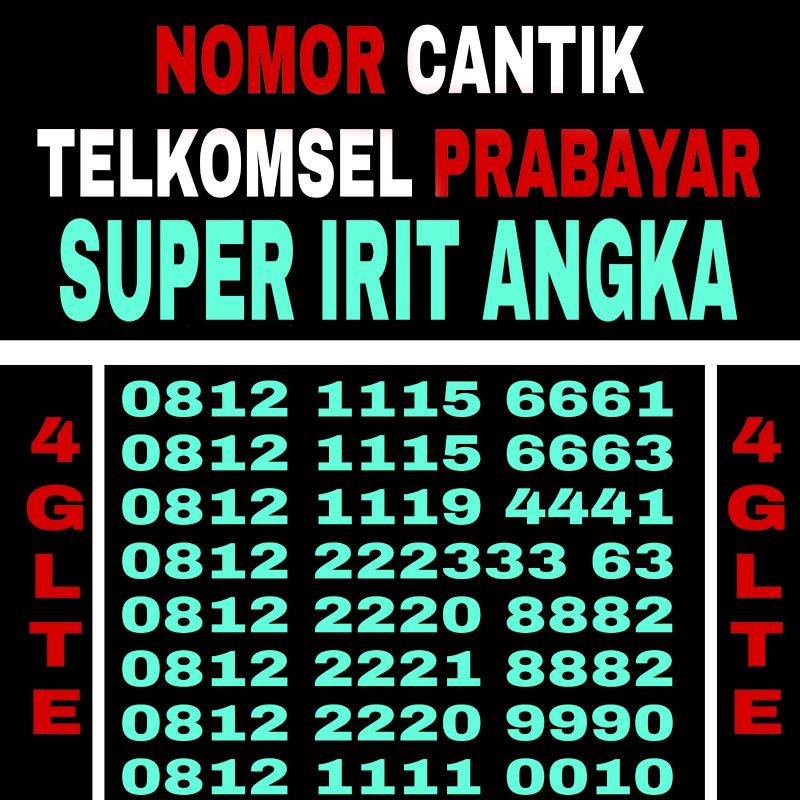 nomor cantik simpati Telkomsel seri hoki