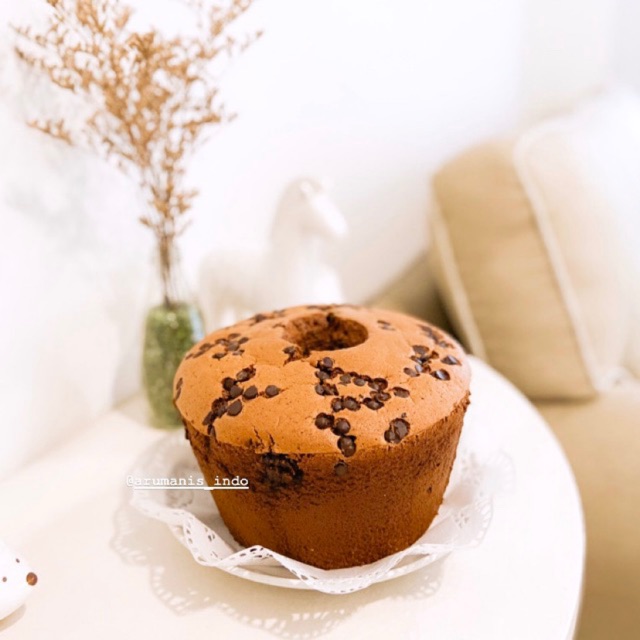 

DARK CHOCOLATE CHIFFON CAKE BY ARUMANIS_INDO