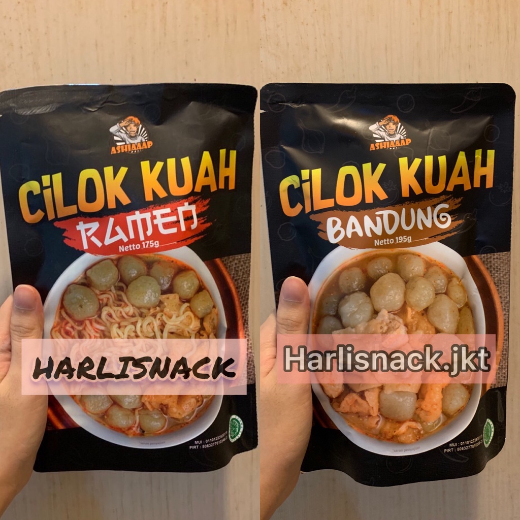 

Ashiaaap Cilok Ramen Rempah / Cilok Kuah Bandung Instant