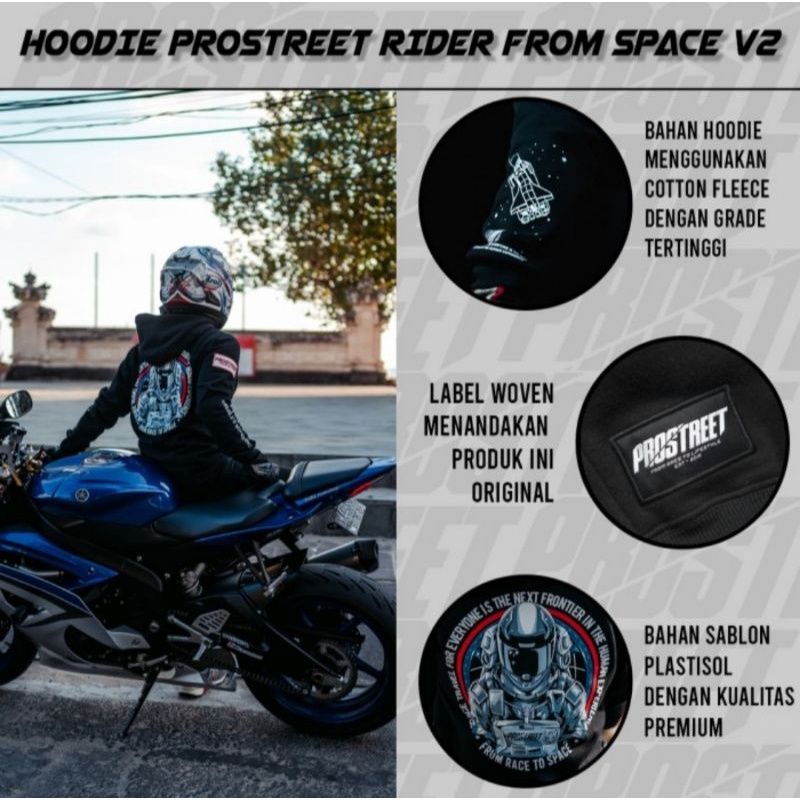 Hoodie Prostreet Rider From Space V2
