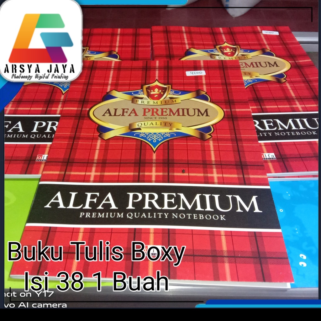 

Buku Tulis Campus BIG BOSS Boxi ALFA PREMIUM 42 lembar dan 36 Lembar ALFA