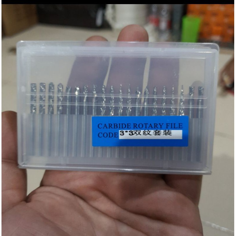 carbide rotary file mata bor kikir besi/stainless steel 3 x 3