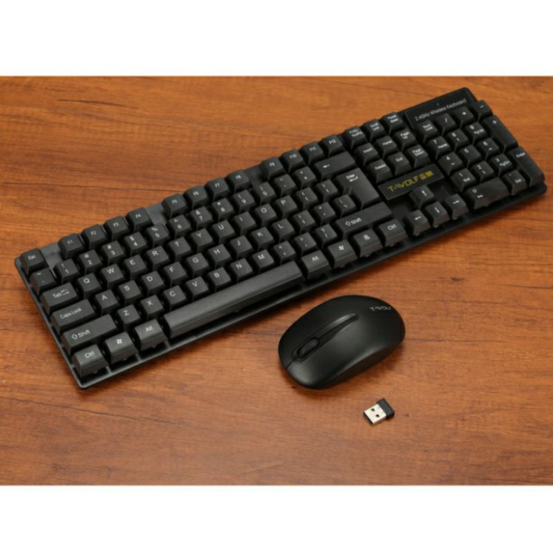 KEYBOARD + MOUSE WIRELESS TWOLF TF100