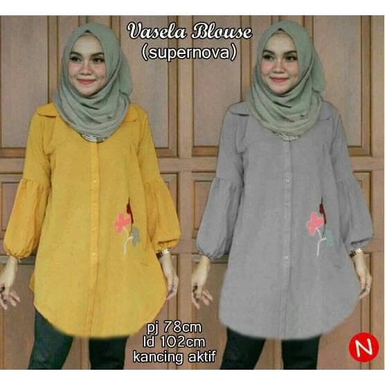 Baju Atasan Blus Wanita Muslim