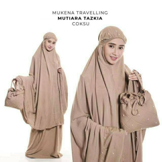 MUKENA BALI DEWASA MUTIARA TAZKIA | MUKENA KATUN RAYON POLOS | MUKENA TRAVELLING