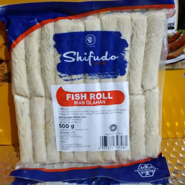 

shifudo fish roll 500gr otak otak ikan 20s