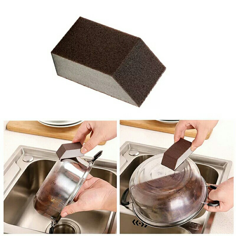 Nano Magic Sponge Pembersih Magic Rust Cleaner Sponge Cuci Pembersih Kerah Panci Wajan Dapur