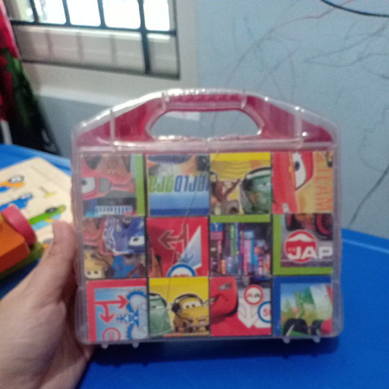 Preloved Clementoni cube puzzle cars