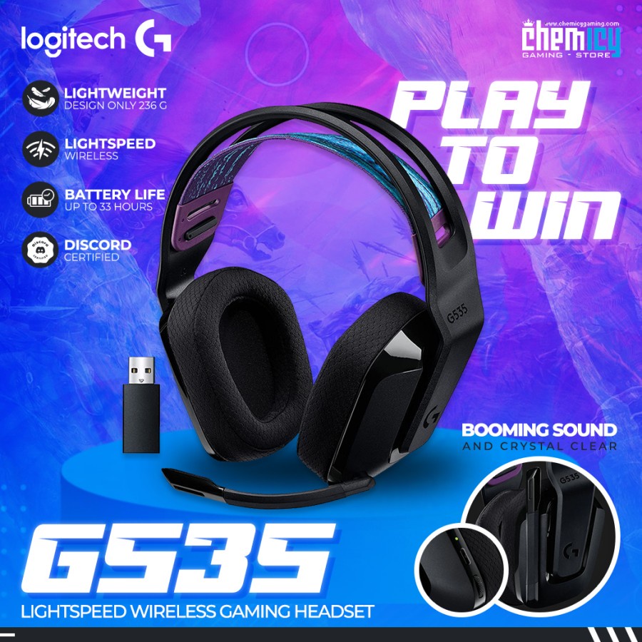 Logitech G535 Lightspeed Wireless Gaming Headset