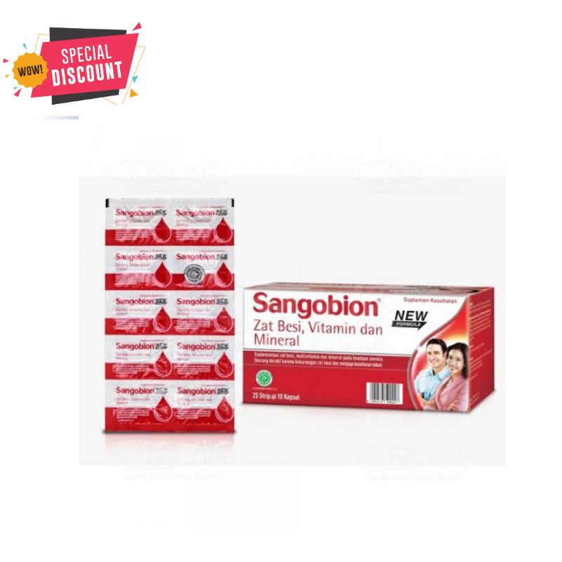 Jual Sangobion Kapsul 1 Lembar | Shopee Indonesia