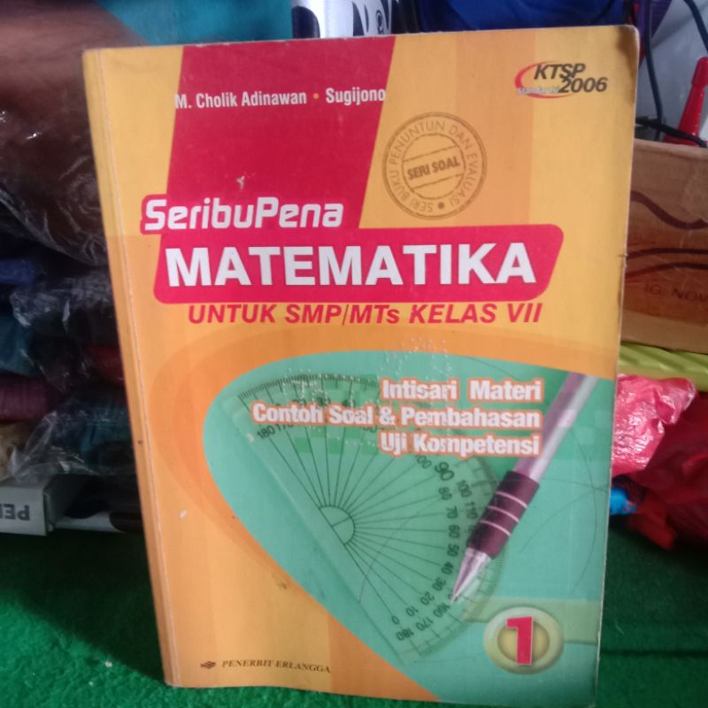buku bekas matematika kelas 7