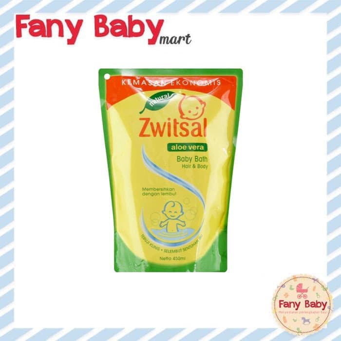 ZWITSAL BABY BATH HAIR AND BODY REFILL 450ML