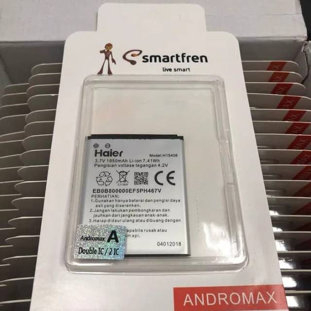 BATRE BATERAI BATTERY SMARTFREN ANDROMAX A H15408 ORIGINAL BATTERY