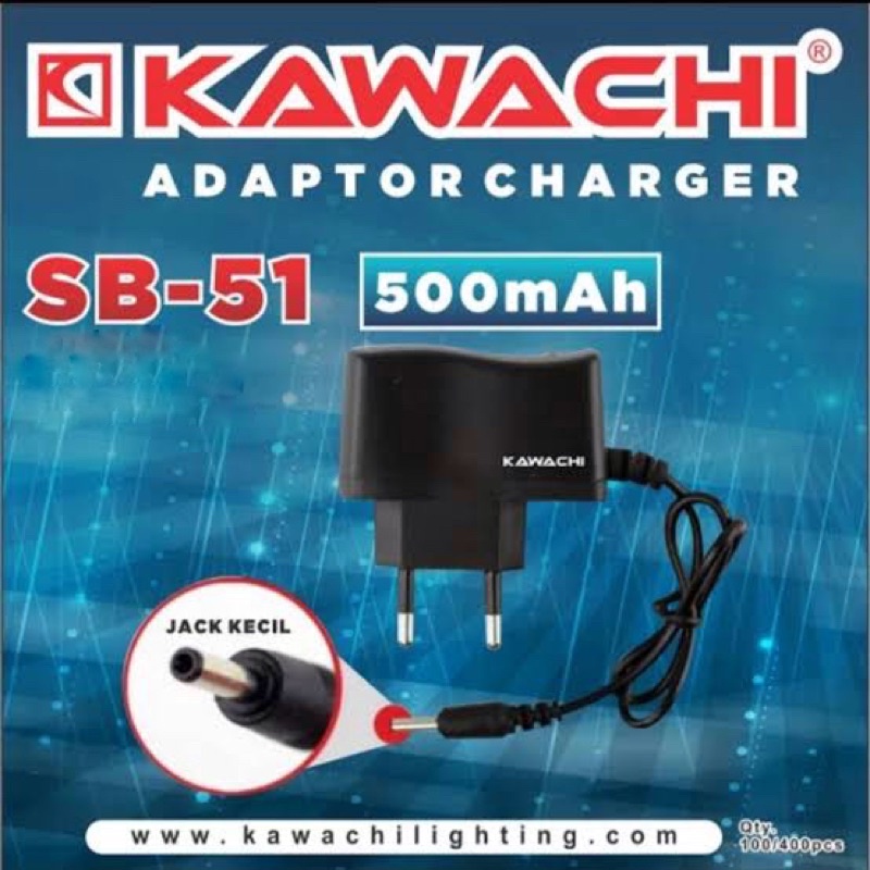 ADAPTOR CHARGER SENTER KEPALA KAWACHI SB 51 / SB 52