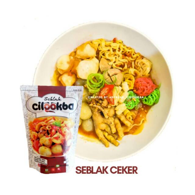 

Seblak cilookba Ceker