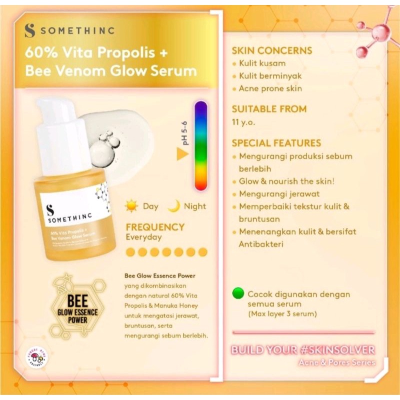 SOMETHINC 60% VITA PROPOLIS BEE VENOM GLOW SERUM