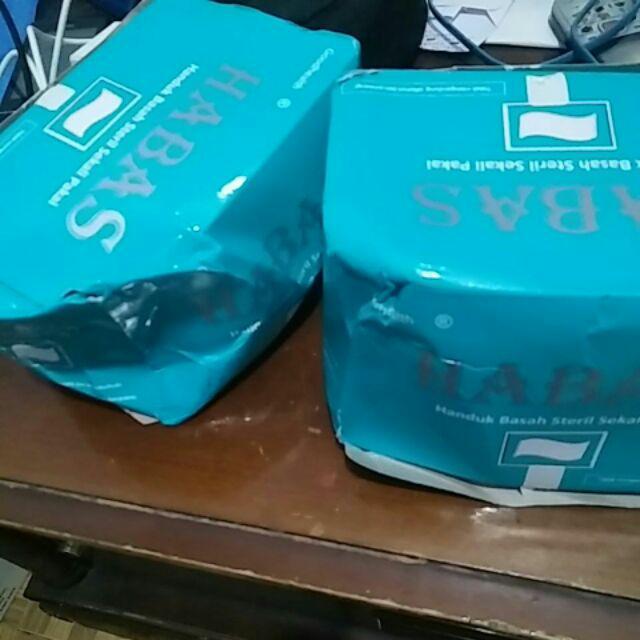 Handuk Basah Sekali Pakai Habas Fresh Steril Anti Bakteri