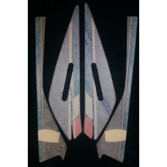 nos original striping honda glpro gl pro black engine th 92 93