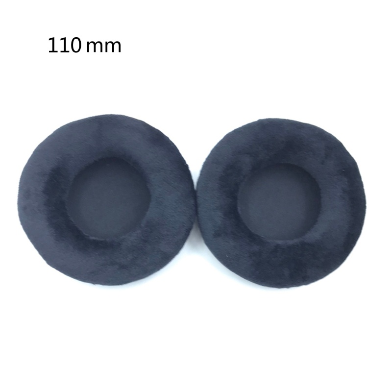 Kok 1pasang Velvet Earmuffs Ear Cushion Pads 60mm-110mm Untuk Earphone Headphone