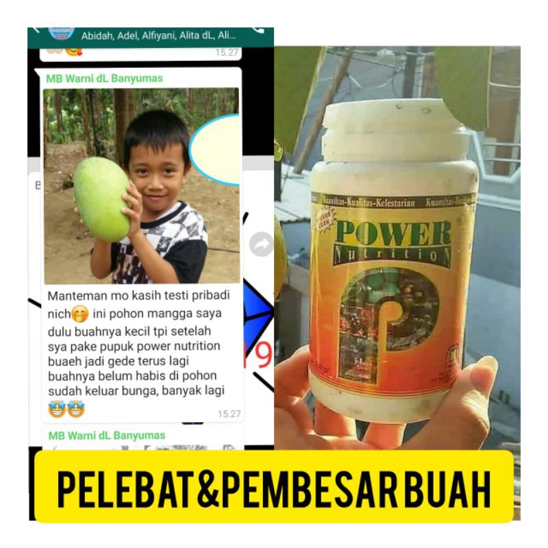 PUPUK BUAH POWER NUTRITION NASA