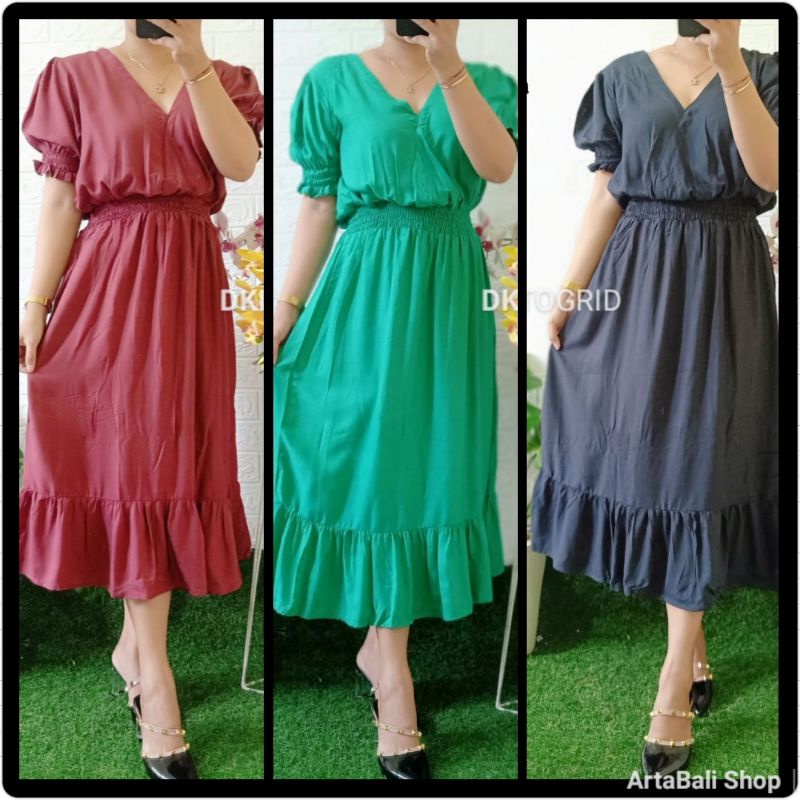 Dress Rayon Polos Rempel