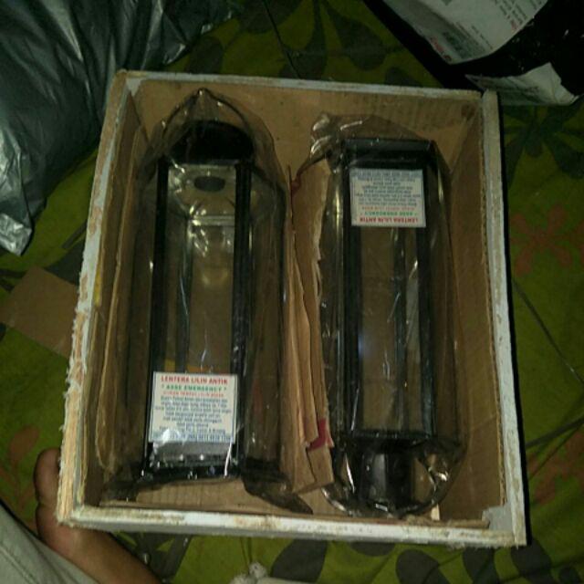 Lentera Lilin Pawn Black