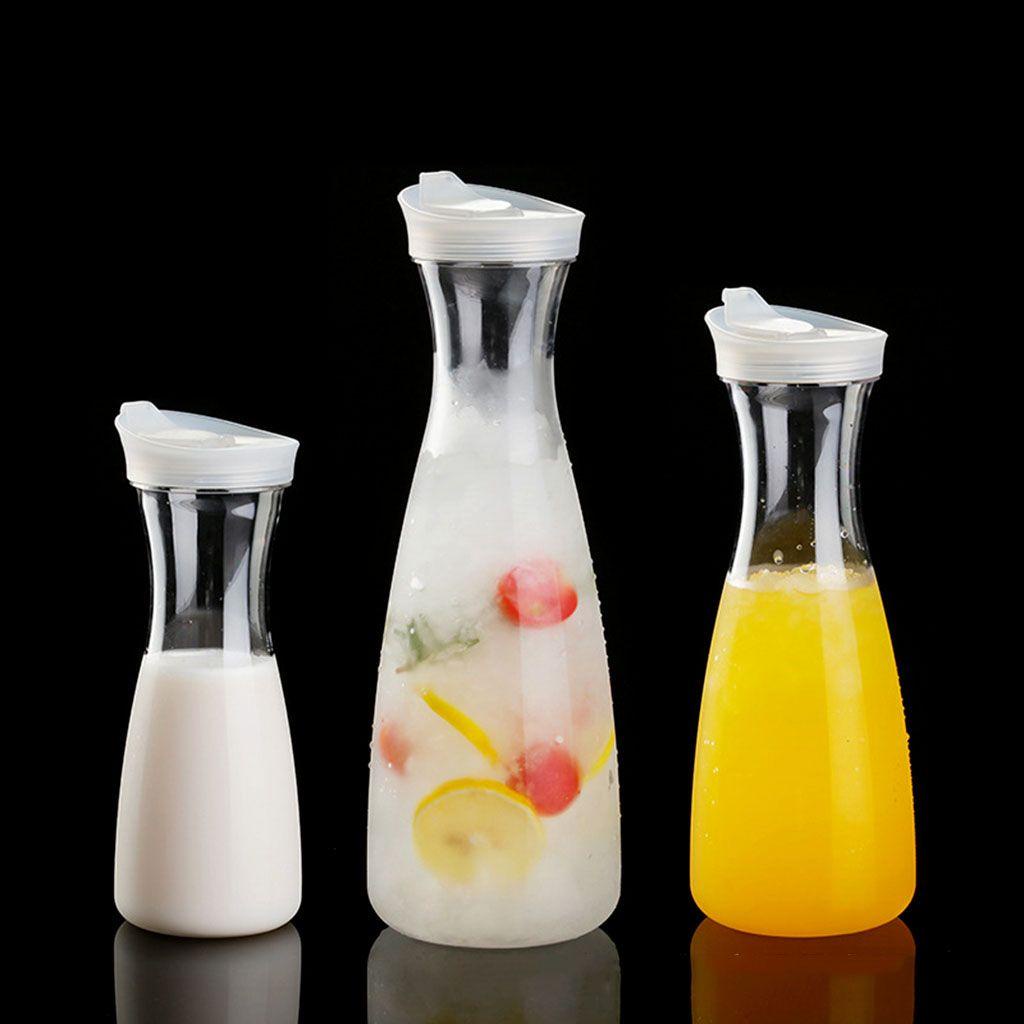 Nickolas1 Botol Air Rumah Tangga Plastik Food Grade Untuk Minuman Dingin Transparan Drinkware Tea Jug Lemonade Jar