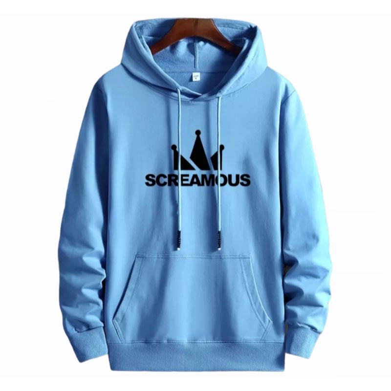 Cod ( BAYAR DITEMPAT ) SCREAMOUS HODDIE JUMBO UNISEX - SWEATER HODDIE SCREAMOUS FLECE PREMIUM TEBAL