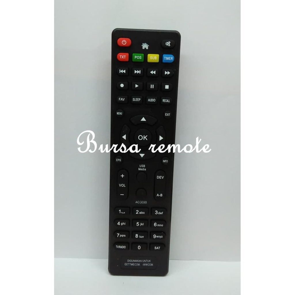 Remot Remote Receiver Parabola GETTMECOM HD 5 ROBOCOP - GUOXIN / 009HD WCOM