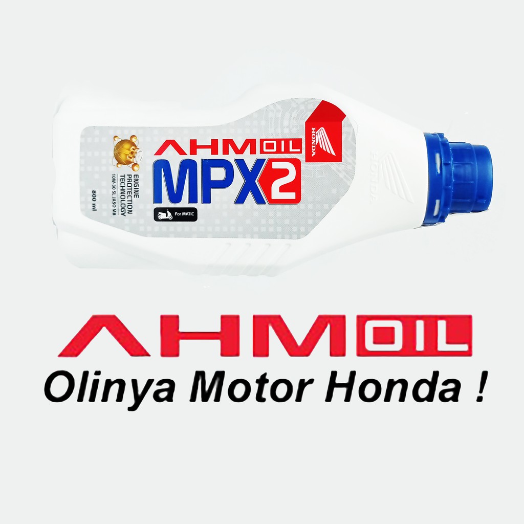 AHM Oil Mpx2 Matic 10w-30 SL Oli Mesin Mpx2 4AT - 800ml