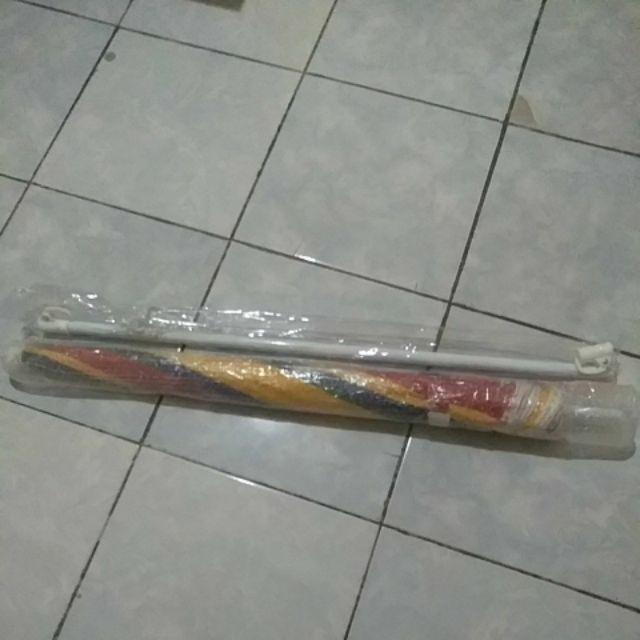 Payung Tenda Pantai 170cm Pelangi Double (2 Lapis/ 2 Layer/ 2 Helai) Anti-uv