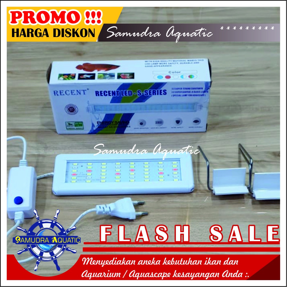 Lampu Aquarium GANTUNG 20-30 cm, Lampu Gantung HEMAT ENERGY, Lampu Aquarium Aquascape (GRATIS Bublewrap)