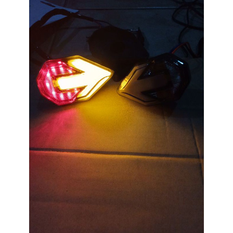 variasi lampu led sen panah motor 2 cahaya murah