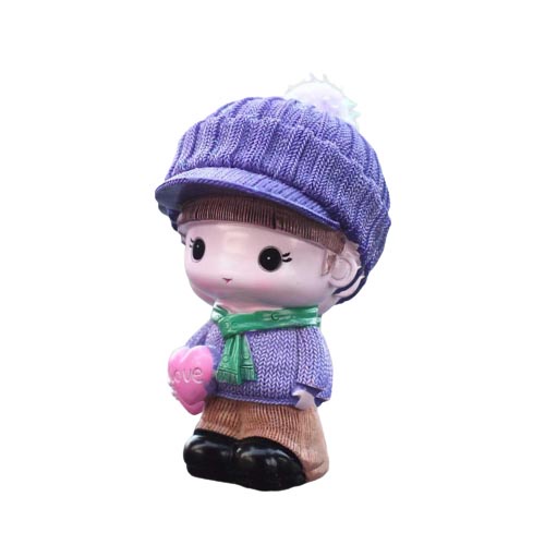 Dekorasi Mobil Ornament Cute Small - Resin Doll - YMG - Mix Color