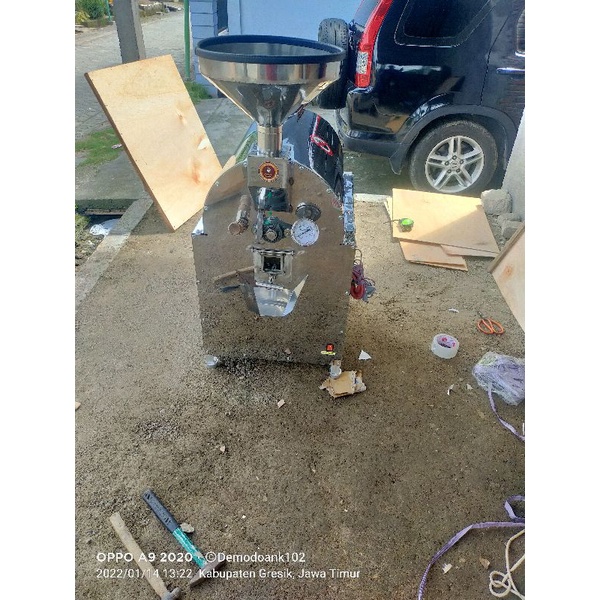 mesin roasting kopi kapasitas 3 - 10kg