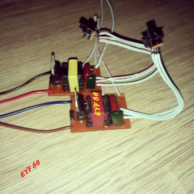 KIT EMERGENCY 2 MODE (lampu berdriver)