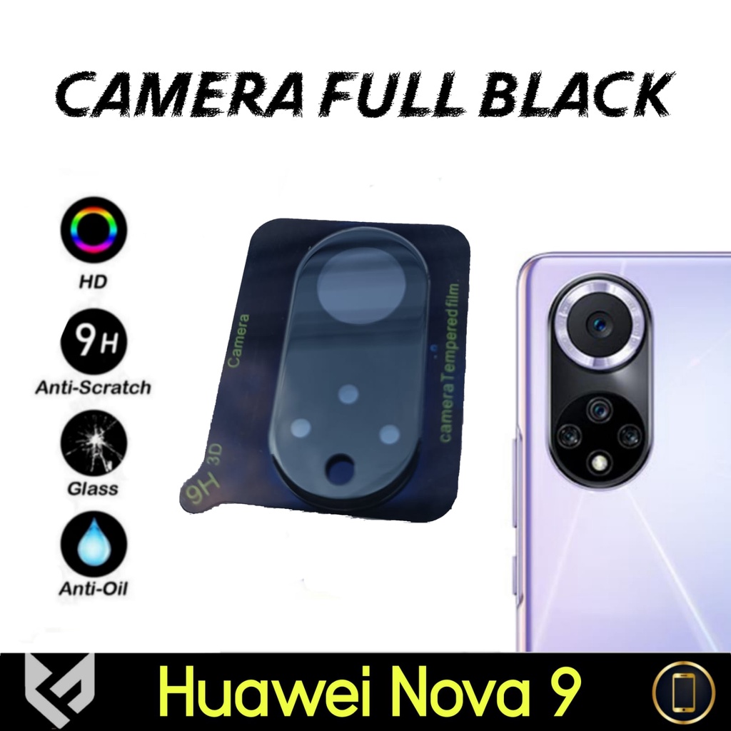 (HOT PROMO) TG Camera 3D Black For Huawei Nova 9 Anti Gores Camera Belakang Handphone