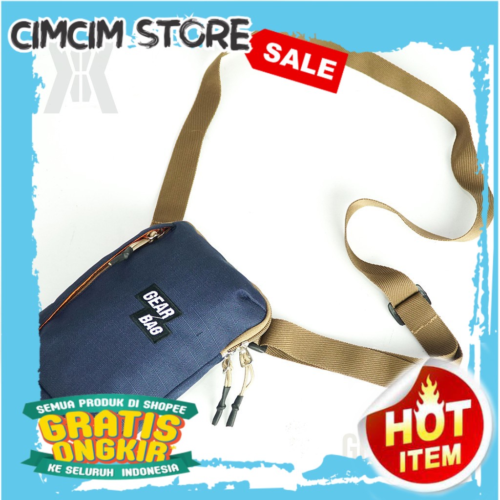 TAS TERBARU TERMURAH / Tas HP Selempang kecil Pria Wanita GEARBAG Sling bag Cluch Bag distro - GEARB