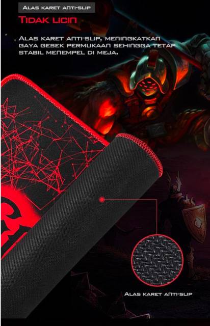 MOUSEPAD GAMING GAMEN GP-L 350 x 280 x 3 mm