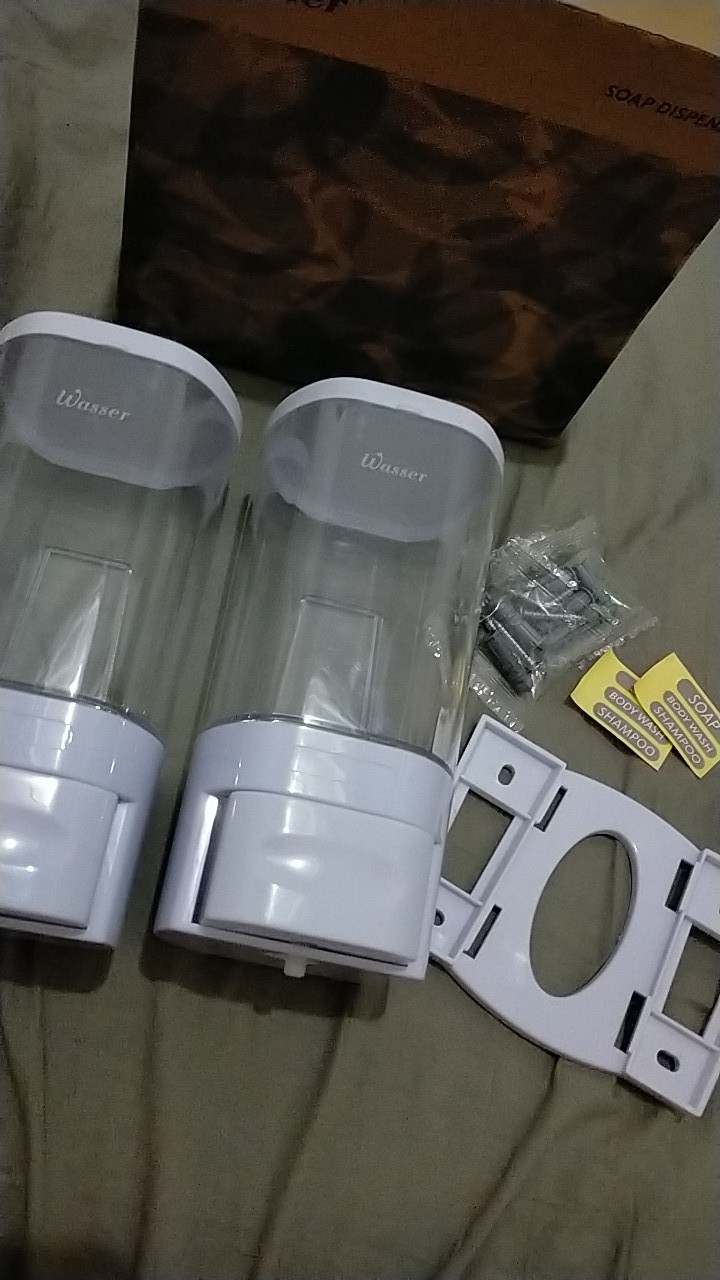 Wasser Wsd245 Dispenser Sabun Cair Double Dobel Tempat Sabun Cair