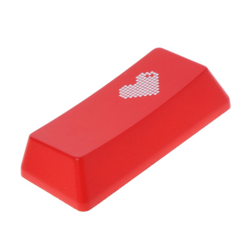 Btsg ABS for Key Button Red Love Heart Backlit ENTER/ESC KeyCap Untuk Keybo Mekanik