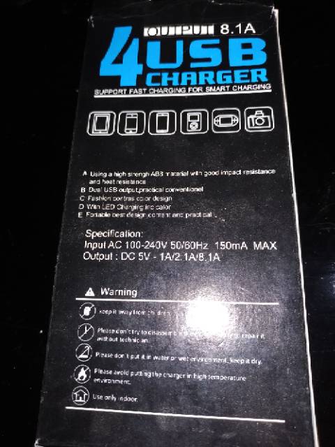 Charger Micro Usb+ 4 slot Usb