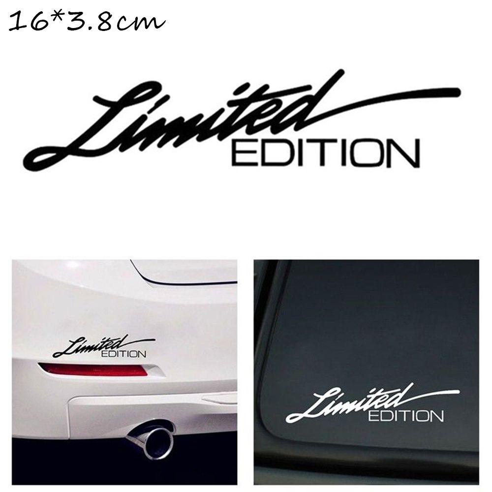 TOP 16*3.8cm Stiker Mobil Huruf Keren Kreatif Jendela Vinyl