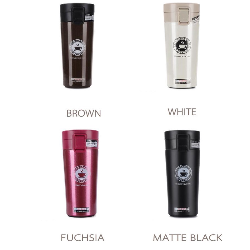 Thermos/Termos Kecil/ Termos Mini/ Termos kopi terbuat dari Stainless Steel Vacum Tumbler 380ml