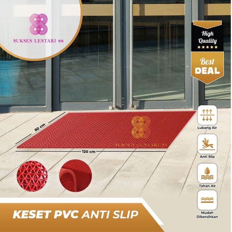 Keset Karpet PVC 60 x 120 - Jaring