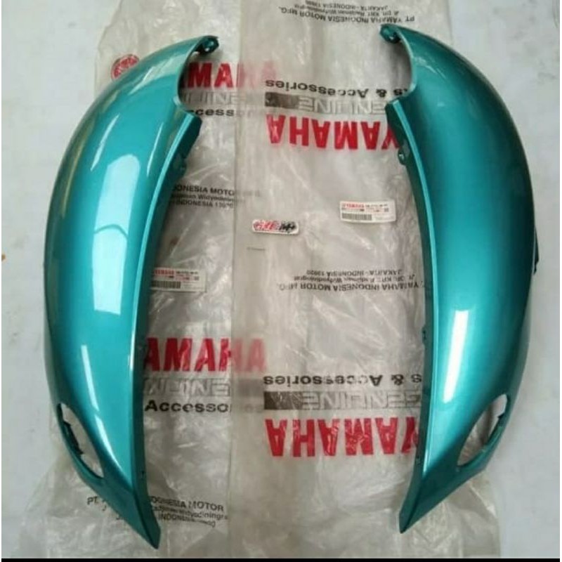 Cover body kanan kiri yamaha Fino Karbu original ygp Hijau