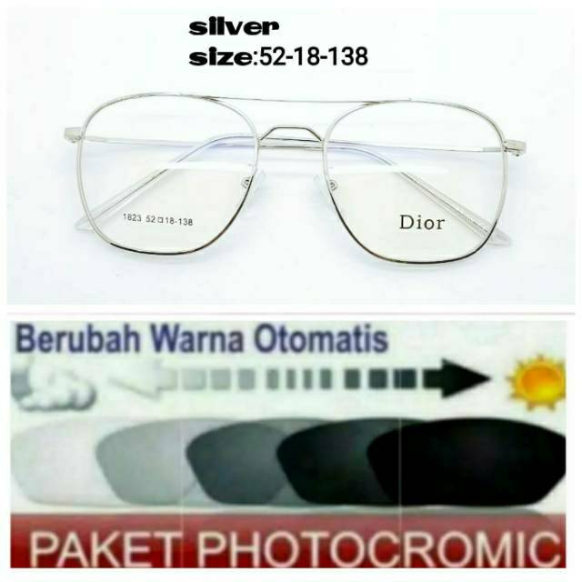 Frame Kacamata Terbaru PHOTOCROMIC, Kaca mata Anti UV, Kacamata Minus, Kaca mata Plus, Kacamata New