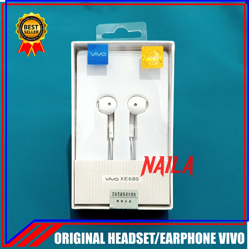 Headset Earphone Vivo V19 ORIGINAL 100% Super Bass