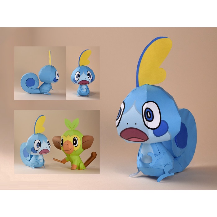 Pokemon Sobble Friends Papercraft